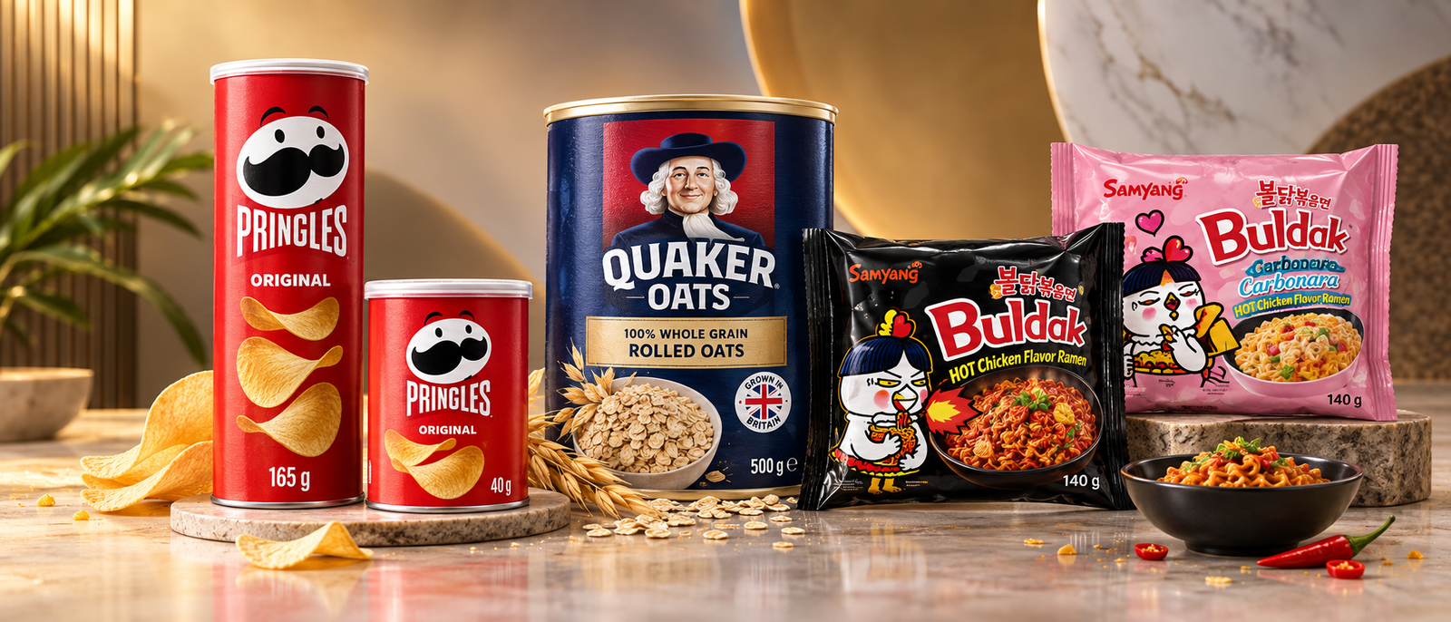 Nakhla Snacks category showcase